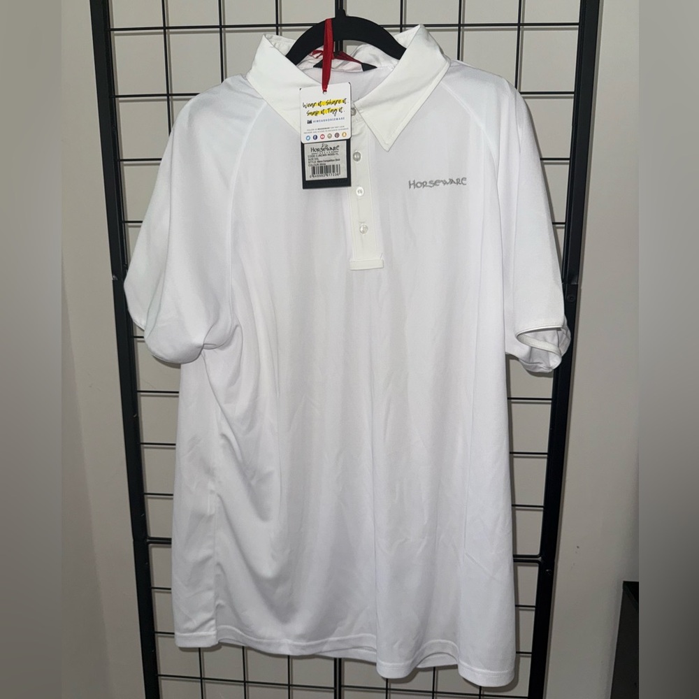 Horseware Men's Classic White Polo Shirt